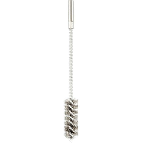 kwb Runddraht-Bürste / Zylinderbürste fein, gewellt, Stahldraht, Ø 20 mm für Metall und Stein, Drahtbürste für Bohr-Maschine inkl. 8 mm Rundschaft, Rohrbürste f. Kessel / Heizung (1/3)