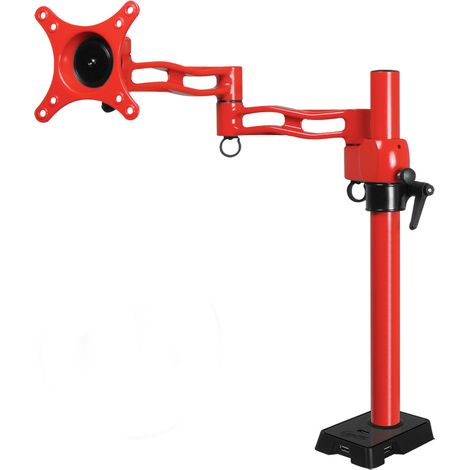 1 braccio per monitor ARCTIC Z-1 Red con HUB USB 4 porte