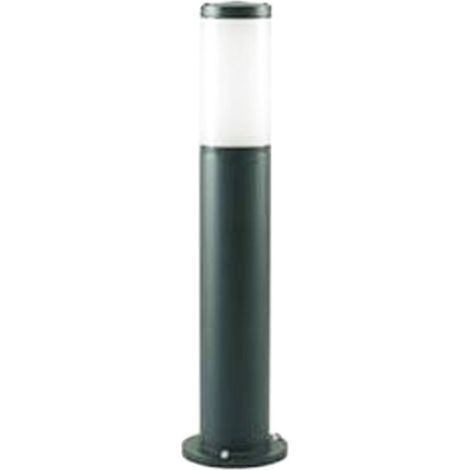 Palo Basso Esterno Moderno H55Cm Fidel Alluminio E Termoplastica Nero 1 Luce E27 (1/10)