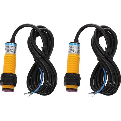 2 capteurs infrarouges PNP 3 fils 6-36 V CC, 30 cm, E18-B03P1 (1/5)