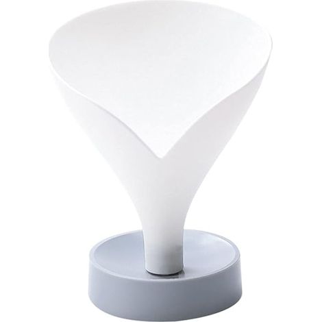 Étagère à couverts avec entonnoir, porte-pince à épiler, égouttoir à fruits et légumes, porte-cuillères et fourchettes, étagère de rangement (Couleur : Blanc)-AquaForge (1/5)