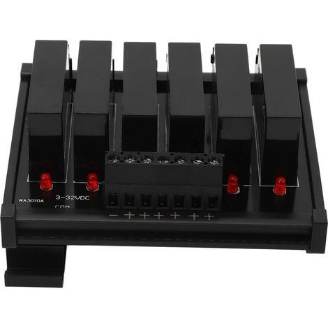 6-poliges DC/AC-Halbleiterrelais, 3–32 V DC-Eingang, 5–8 A Last, 24–480 V AC, SSR-Modul (1/5)