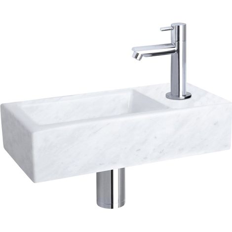 Differnz Lave-mains Blanc H9.5xl37.5xL18.5cm (1/5)