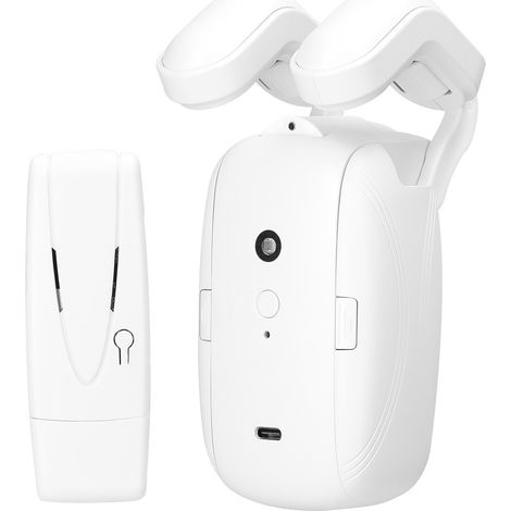 Motorisé Intelligent de Rideau WiFi Tuya pour Tringles Romaines Robot d'Ouverture Automatique sans Fil - Compatible Alexa App Contrôle à Distance Timer 4000mAh (1/5)