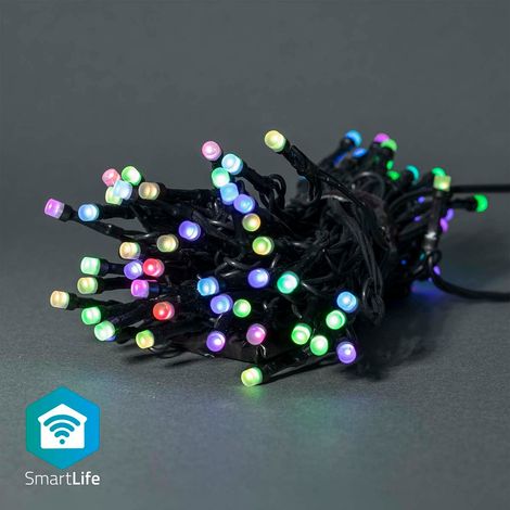Nedis LED guirlande lumineuse extérieure 5 mètres noir (1/5)