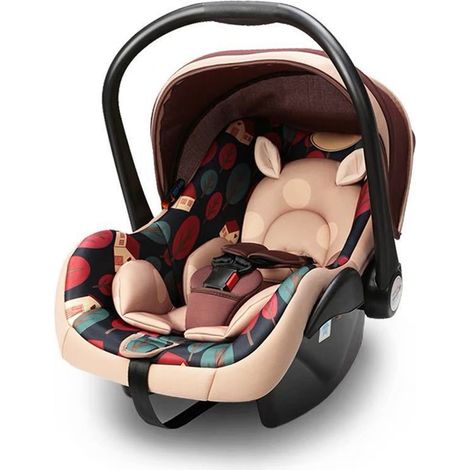 (Exclusivité Asie du Sud-Est) Siège auto pour bébé Beibei Cassie LB-321, couleur marron, pour les nouveau-nés de 0 à 13 mois. (1/5)
