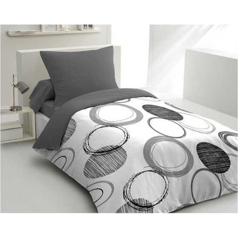 home-linge-passion Audace Bettwäsche Set grau 140x200 cm (1/2)