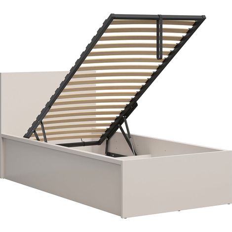Letto con contenitore con base Edwin cachemire 90x200 (1/4)