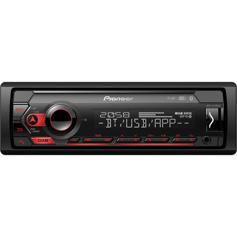 Radio de coche 1 DIN Pioneer MVH-S420DAB DAB+ Bluetooth manos libres MOSFET 4x50W (1/2)