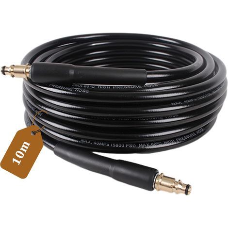 10M Tuyau Haute Pression pour Karcher K2 K3 K4 K5 K6 K7 Rallonge Tuyau de Rechange Flexible Haute Pression avec un Adaptateur en Laiton pour Flexible Karcher Nettoyeur Haute Pression (1/5)