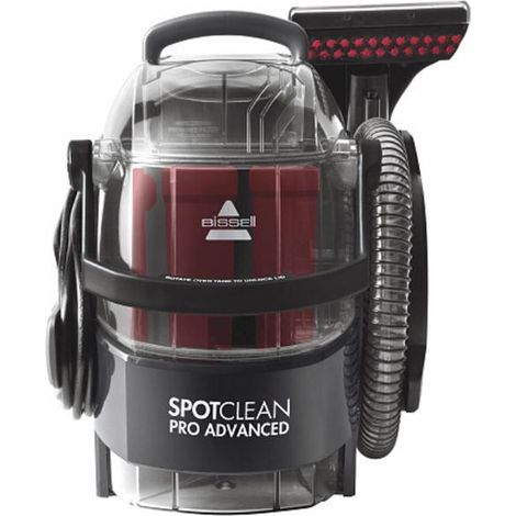 BISSELL SpotClean Pro Advance 1558D nero e rosso