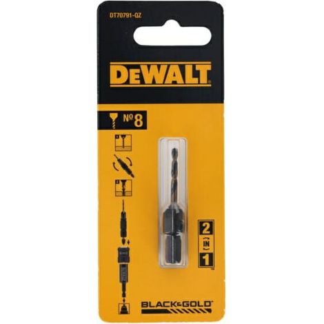 DeWalt ampliador para sistema de broca y trabajo de 8mm, ideal para perforaciones precisas en materiales duros, alta durabilidad, resistencia al desgaste, diseño optimizado para trabajos intensivos.