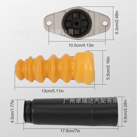 Kit de support d'amortisseur arrière with bloc de caoutchouc 31387362 for Ford, Mazda et Volvo (1/4)