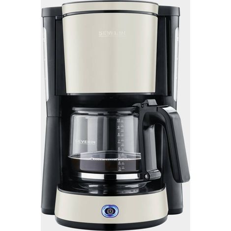 Severin 9575 Macchina per il caffè Beige, Nero Capacità tazze=10 Caraffa in vetro (1/5)