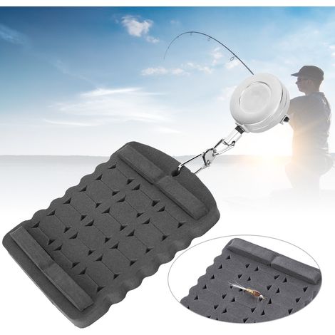 Support de rangement pour hameçons en mousse avec boucle d'expansion - Accessoire de panneau suspendu pour appâts de pêche à la mouche (1/5)