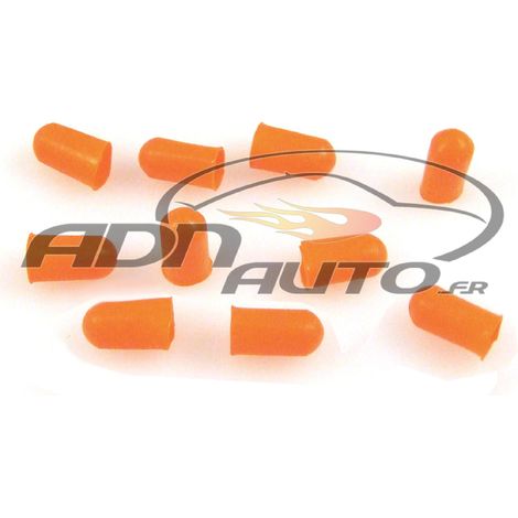 10 Caches Ampoules T5 - Orange - 5mm