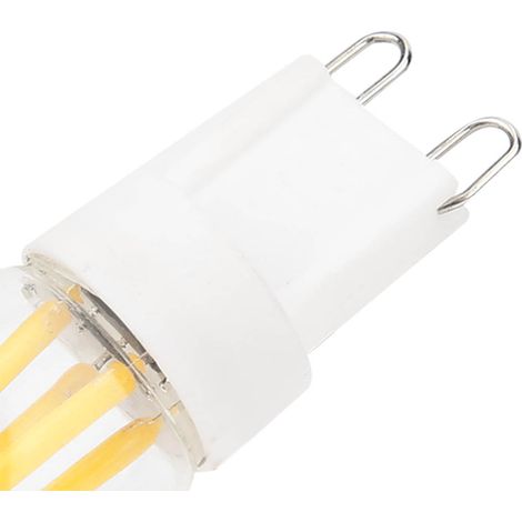 Lot de 10 ampoules LED G9 à filament long, dimmables, à deux broches, pour éclairage domestique et automobile, 3 W, 220 V CA (1/5)