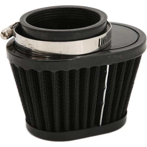 Filtre à air de moto 51 mm/2 pouces, fixation par collier, anti-poussière, en caoutchouc noir, remplacement pour SUZUKI (1/5)