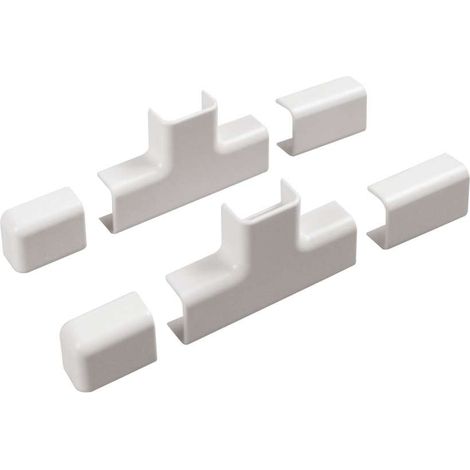 Giunto a T per canale 20 x 10 mm