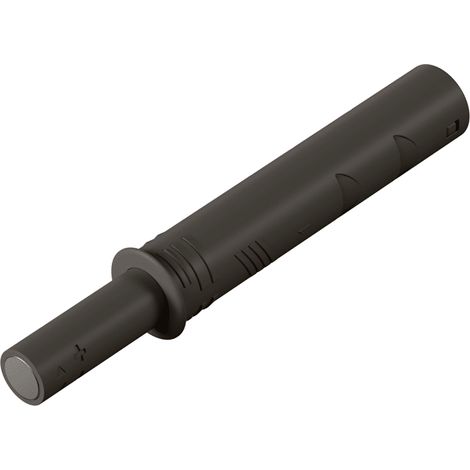 Hettich Push to Open für Drehtüren Magnet, zum Einbohren Kurzhub, Anthrazit