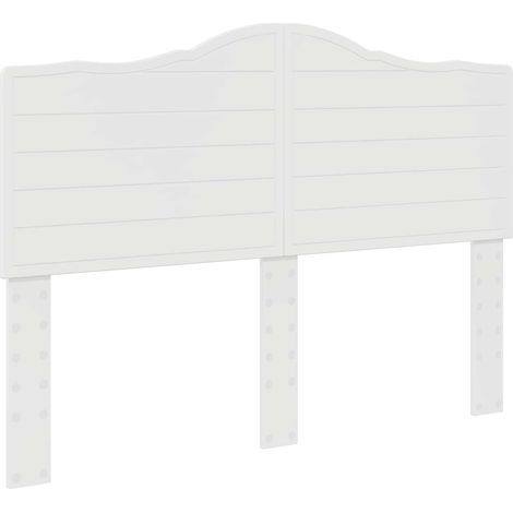 Maison Exclusive - Testiera Bianco Lucido Legno multistrato