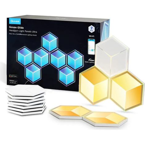 Govee Glide Hexagon pannelli luminosi meteor grigio