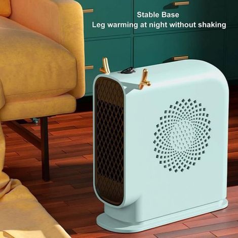 Radiateur Soufflant - 1500 W - Thermostat Réglable 4.5-35 °C - Protection Contre La Surchauffe Et Le Renversement - Pour Bureau Maison Chambre - 1 Pièce (1/4)