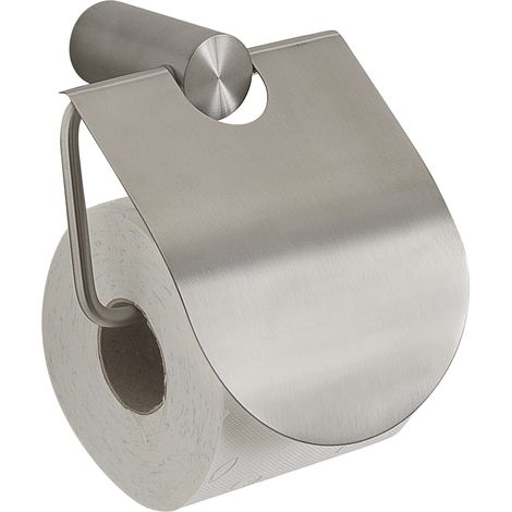 Wc-Papierhalter Mit Abdeckung Aus Gebürstetem Edelstahl  Aloe