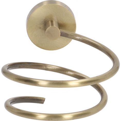 Wandmontierter Haartrocknerhalter aus Edelstahl 304, im Antik-Stil, ideal für das Badezimmer. (1/5)