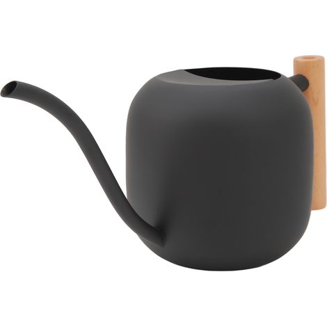 Arrosoir multifonctionnel grande capacité avec long bec verseur pour plantes d'intérieur et d'extérieur 1200 ml Noir (1/5)