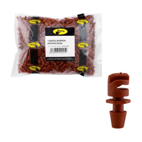 Mini ugello forato 60 l/h marrone B-1000, ABRISA. (1/3)