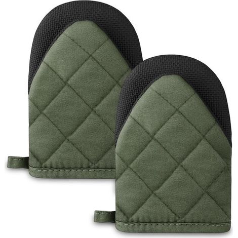 1 paio di guanti da forno, guanti resistenti al calore, guanti da forno in cotone, guanti da cucina antiscivolo, mini guanti in cotone con becco d'anatra (1/5)