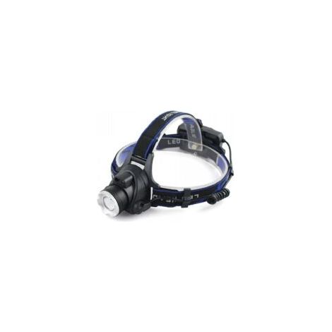 Linterna frontal LED recargable potente, linterna frontal ajustable con cable USB para pesca, ciclismo, senderismo, correr y camping - Crezuo