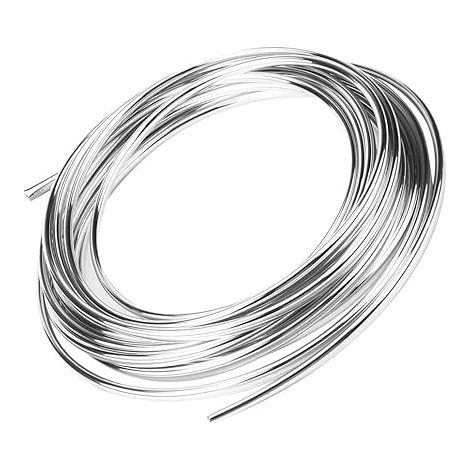 Baguette de Protection Voiture Noir Bord de Porte de Voiture moulure de Garniture Bande de Protection Anti-Rayures Protecteur Couvercle Moule(Silver) (1/4)