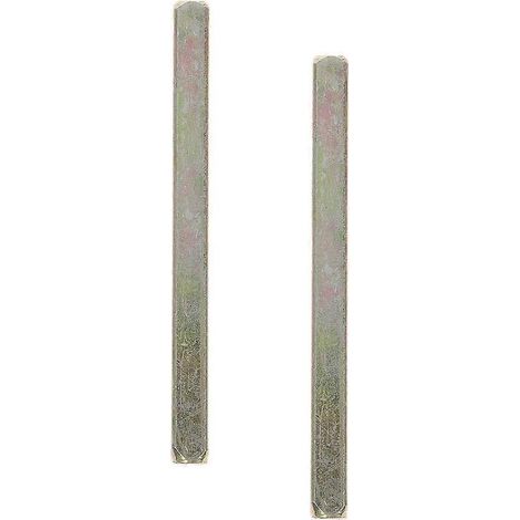 Set aus 2 antiken 65-mm-Türgriffen aus Eisen, Ersatzgriff für die rechte Seite, Stangenzubehör (1/5)