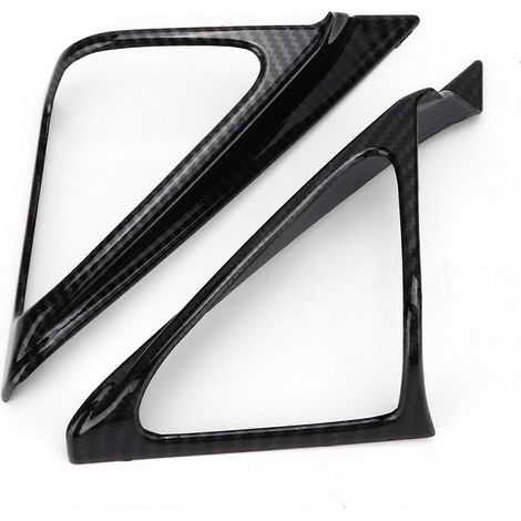 2pices garniture de haut-parleur en fibre de carbone pour montant de porte A, compatible Honda Accord 10e génération 2018-2020, finition décorative intérieure (1/4)