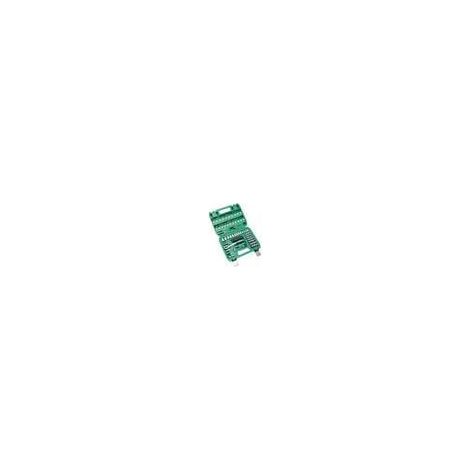 Kit de herramientas Ulisem para bricolaje, juego de 53 piezas, kit de reparación de automóviles, organizador multifuncional con caja de almacenamiento verde. (1/4)