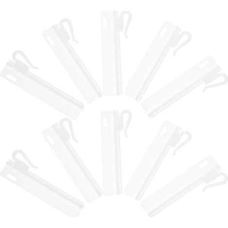 Pieces Adjustable Pleated Curtain Hooks Plastic Curtain (1/5)