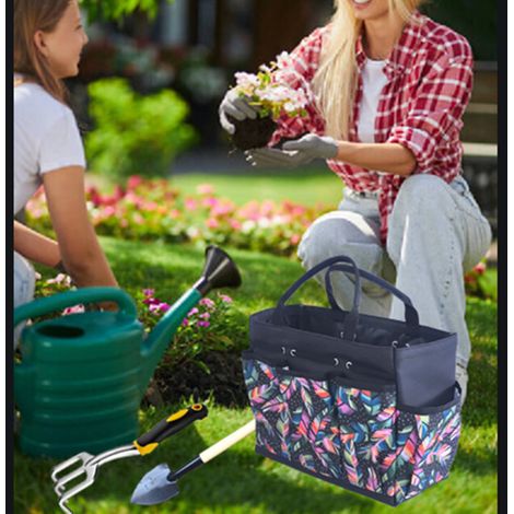 Sac de rangement Portable pour outils de jardin, sac de rangement en tissu Oxford, sac de rangement polyvalent pour outils d'extérieur et ménagers (1/5)