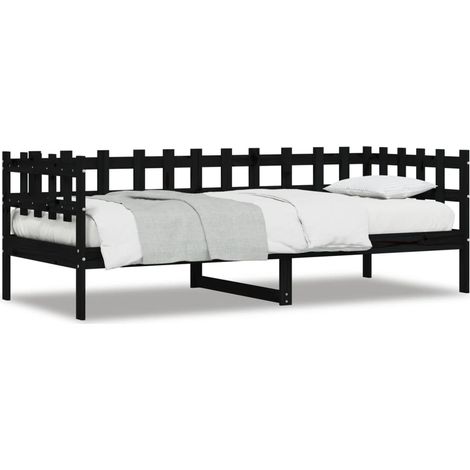 Maison Exclusive - Sofá cama sin colchón madera maciza de pino ne