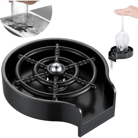Lave-gobelet automatique, robinet en verre, barre de lavage, pichet à café, outil de lavage de tasse, évier de cuisine, (1/5)