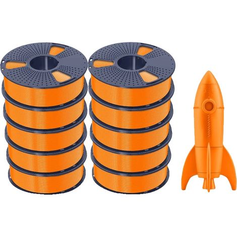 Filamento PLA ad alta velocità, diametro 1,75 mm, temperatura di stampa 180-190℃, 100% senza bolle. (1/2)