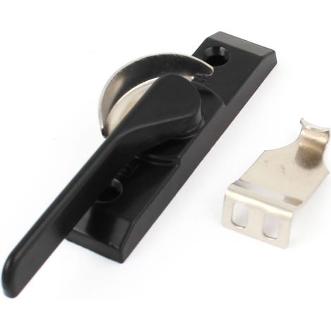 9 cm langer rechteckiger Sockel links Fensterflügel Crescent Sash Noir (1/2)