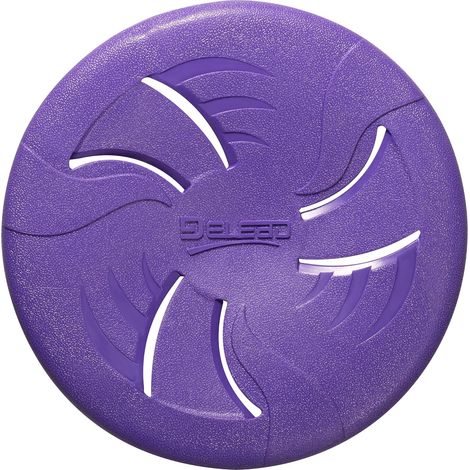 Disque volant pour chien, jouet volant interactif pour chien, jouet souple et léger pour attraper et rapporter, adapté aux chiens de taille moyenne à grande. (1/3)