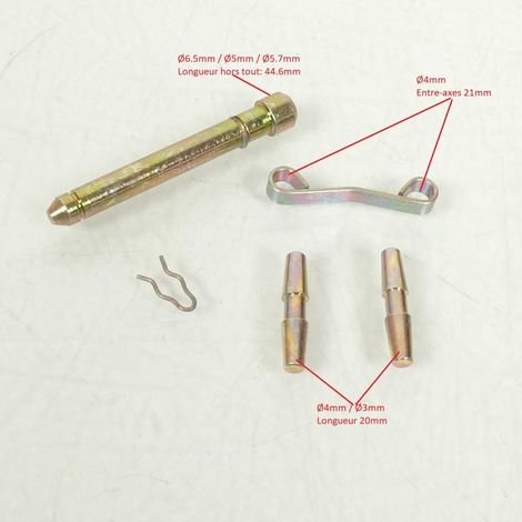 Kit Schieber Achse Bremsklotz für Bremssattel brembo p30a (1/2)