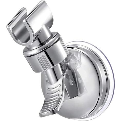 Confezione da 3 supporti per doccia stabili e girevoli con ventosa, supporto universale regolabile a mano, supporto per asta doccia completamente galvanizzato, supporto per bagno (1/5)