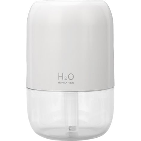 200-ml-Aroma-Diffusor, 7-farbiger LED-Ambientenebel-Diffusor, Ultraschall-Luftbefeuchter für Schlafzimmer, Auto, Büro, weiß, Raumduftgerät. (1/5)