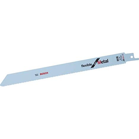 Bosch Professional 5 pezzi Lama per sega universale S 1122 BF Flexible for Metal (per metallo, 225 x 19 x 0.9 mm, accessorio per sega universale) (1/4)