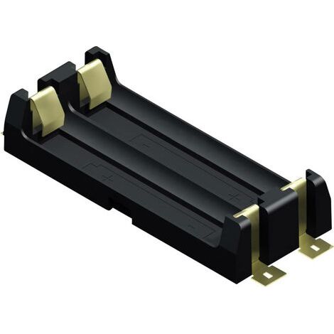 Keystone Electronics 1012 Batteriehalter 2x Mignon (AA) Oberflächenmontage SMD (L x B x H) 69 x 30 x (1/3)