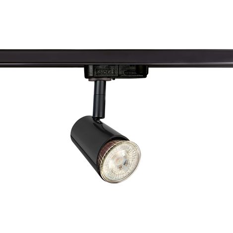 JUDY 023-Spot Rail 3 all. 023 GU10 noir a/lpe LED 3,6W 3000K 400lm dimm. incl ARIC 4402